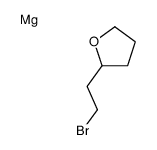 2-(2-bromoethyl)oxolane,magnesium Structure