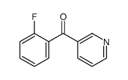 (2-fluorophenyl)-pyridin-3-ylmethanone Structure