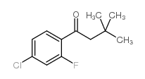 4'-CHLORO-3,3-DIMETHYL-2'-FLUOROBUTYROPHENONE结构式