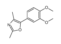 5-(3,4-dimethoxyphenyl)-2,4-dimethyl-1,3-oxazole Structure