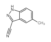 5-methyl-1H-indazole-3-carbonitrile Structure