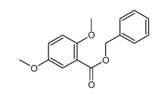 benzyl 2,5-dimethoxybenzoate结构式