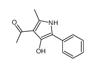 1-(4-hydroxy-2-methyl-5-phenyl-1H-pyrrol-3-yl)ethanone Structure