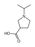 1-propan-2-ylpyrrolidine-3-carboxylic acid结构式