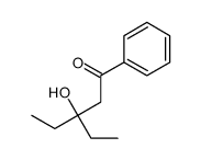 3-ethyl-3-hydroxy-1-phenylpentan-1-one Structure