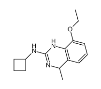 N-cyclobutyl-8-ethoxy-4-methyl-1,4-dihydroquinazolin-2-amine结构式