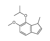 6-methoxy-1-methyl-7-propan-2-yloxy-1H-indene Structure