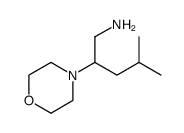 4-Morpholineethanamine, β-(2-methylpropyl) Structure