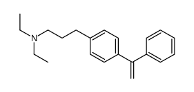 N,N-diethyl-3-[4-(1-phenylethenyl)phenyl]propan-1-amine Structure