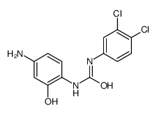 5-Amino-2-[3-(3,4-dichlorophenyl)ureido]phenol Structure