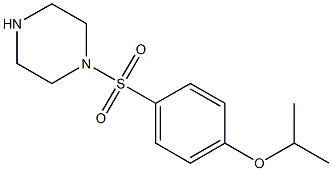 1-[[4-(1-methylethoxy)phenyl]sulfonyl]Piperazine结构式