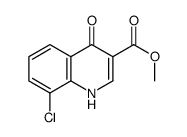 METHYL 8-CHLORO-4-HYDROXYQUINOLINE-3-CARBOXYLATE structure