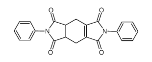 2,6-diphenyl-3a,4,8,8a-tetrahydropyrrolo[3,4-f]isoindole-1,3,5,7(2H,6H)-tetraone结构式