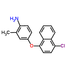 4-[(4-Chloro-1-naphthyl)oxy]-2-methylaniline结构式