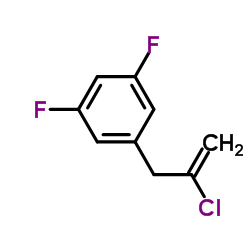 1-(2-Chloro-2-propen-1-yl)-3,5-difluorobenzene Structure