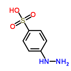 4-Hydrazinobenzenesulfonic acid structure