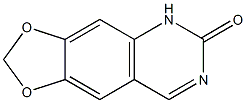 1,3-二噁唑[4,5-G]喹唑啉-6(5H)-酮结构式