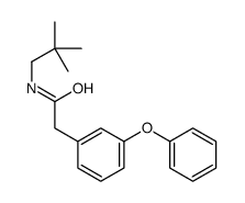 N-(2,2-dimethylpropyl)-2-(3-phenoxyphenyl)acetamide结构式