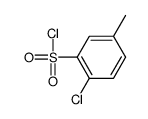 2-氯-5-甲基苯-1-磺酰氯结构式