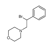 4-(2-bromo-2-phenyl-ethyl)-morpholine Structure