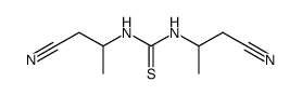 N,N'-bis-(2-cyano-1-methyl-ethyl)-thiourea Structure