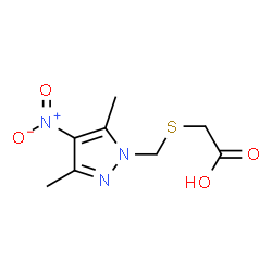 ([(3,5-Dimethyl-4-nitro-1H-pyrazol-1-yl)methyl]thio)acetic acid图片