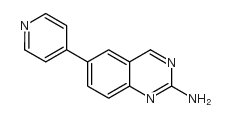 6-(pyridin-4-yl)quinazolin-2-amine structure