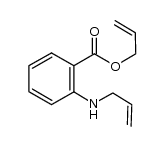 allyl 2-(N-allylamino)benzoate结构式