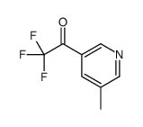 2,2,2-trifluoro-1-(5-methylpyridin-3-yl)ethanone结构式