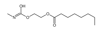 2-(methylcarbamoyloxy)ethyl octanoate Structure