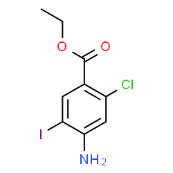 Ethyl 4-amino-2-chloro-5-iodobenzoate Structure