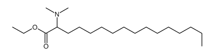 ethyl 2-(dimethylamino)hexadecanoate Structure