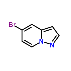 5-溴吡唑并[1,5-a]吡啶结构式
