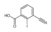 3-cyano-2-iodobenzoic acid Structure