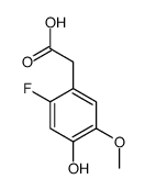 6-fluorohomovanillic acid Structure