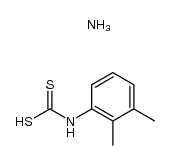 ammonium 2,3-dimethylphenyl dithiocarbamate结构式