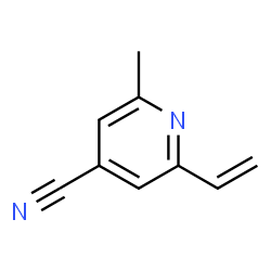 Isonicotinonitrile, 2-methyl-6-vinyl- (6CI) Structure