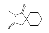 2-Azaspiro[4.5]decane-1,3-dithione,2-methyl- Structure