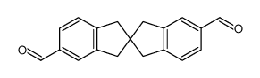 2,2'-spirobi[1,3-dihydroindene]-5,5'-dicarbaldehyde Structure