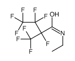 N-ethyl-2,3,3,4,4,4-hexafluoro-2-(trifluoromethyl)butanamide结构式