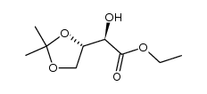 ethyl (2R)-2-[(1S)-3,3-dimethyl(2,4-dioxolanyl)]-2-hydroxyacetate Structure