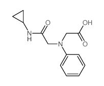 [[2-(Cyclopropylamino)-2-oxoethyl](phenyl)amino]-acetic acid Structure