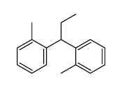 1-methyl-2-[1-(2-methylphenyl)propyl]benzene结构式