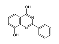4(1H)-Quinazolinone,8-hydroxy-2-phenyl- (9CI) structure