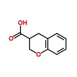 苯并二氢吡喃-3-羧酸结构式