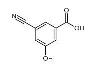 3-cyano-5-hydroxybenzoic acid Structure