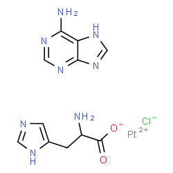 histidinatoadenine platinum(II) structure