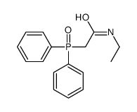 2-diphenylphosphoryl-N-ethylacetamide结构式