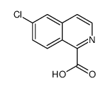 6-chloroisoquinoline-1-carboxylic acid Structure