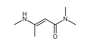 3-methylamino-but-2-enoic acid dimethylamide Structure